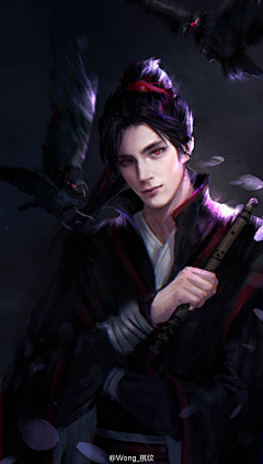 紫瞳魔星采集到乌鸦