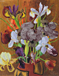 花卉油画欣赏 | Cedric·Morris - 小红书
