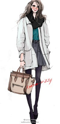 卟咴氡緬の貓貓采集到喵の服装手绘