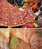 印度纺织工艺--面料灵感来源
#面料##手工##印染##扎染##渐变##花型##
来自：http://news.cofactories.com/?p=6483