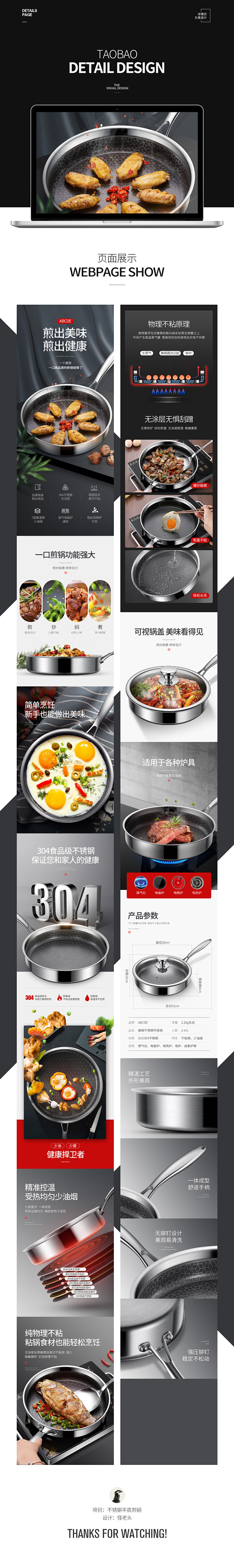 不锈钢平底煎锅详情_高福_68Desig...