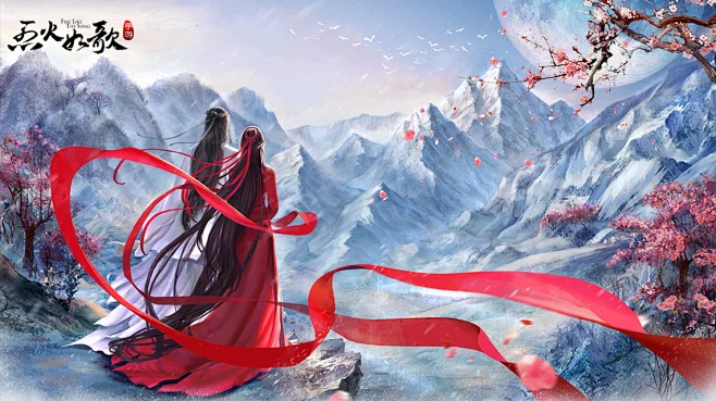 玄幻仙侠武侠小说底图/@Y采集/侵删-花瓣网