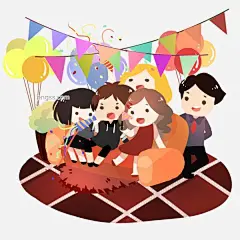 朋友聚会party手绘卡通人物PNG素材图片大小3000x3000px 图片尺寸2 MB 来自PNG搜索网 pngss.com 免费免扣png素材下载！彩色#海报装饰#节日#卡通#卡通手绘#免抠#农历新年#平面设计#清新#人物#手绘#通用#透明底#