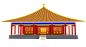 古风建筑插画PNG