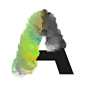下图里的是荷兰设计师José Bernabé的化学云字母，通过将无衬线字体增加舒适的云朵效果在上面。通过玩Photoshop笔刷，他设法创建了可以将一个云的生成模式加上渐变色彩，于是这套字体便诞生了。 (1)