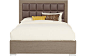 Dominique Gray 3 Pc Queen Panel Bed