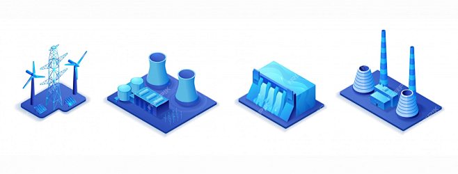 factory isometric 3d...