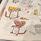 可爱的简笔画~ 
ins：leiremartn ​via @小清新水彩插画 ​ ​​​​