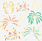 节日庆祝烟花高清素材 png 页面网页 平面电商 创意素材 png素材