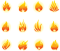 各种火焰设计矢量素材|各种火焰设计矢量素材,火苗,火焰,火,卡通,天然气,逼真,立体,矢量图,矢量图标,矢量素材