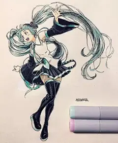 【手绘】针管笔画动漫人物，线条感十足的手稿，每一个人物都生动可爱 : …… 针管笔画动漫人物 一直是个老生常谈的话题了 因为针管笔画起来细腻 采用点线面的方式结合 把人物的神态突显的很精致 　　 　　 针管笔主要是用于线条的刻画与勾勒 而颜色的填充主要是用油性笔塑造的 ☟ （视频在