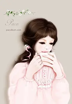彼岸花。IPhone壁纸，唯美，手绘。