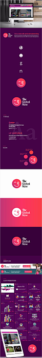 The Global Now logo design on Behance