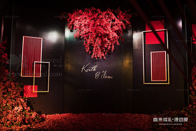 喜来婚礼·源自爱-成都首座万豪酒店 红黑...