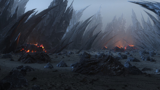 Dark Planet 科幻场景 异星地...