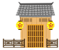 古风建筑插画PNG