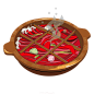 美食插画PNG图片