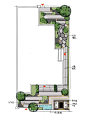100张庭院平面分享——2.现代自然花园