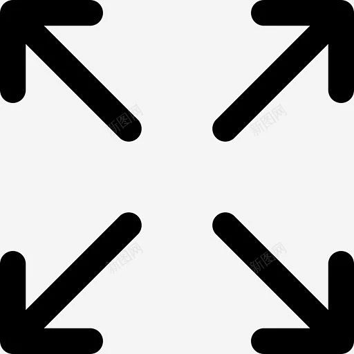 展开定向移动图标 靠垫 icon 标识 标志 UI图标 设计图片 免费下载 页面网页 平面电商 创意素材图片_变大图标图片素材-花瓣网
