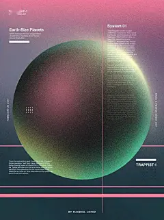 一天一张海报，他的设计惊艳了一整年..._Magdiel : 美国德克萨斯州的插画家、设计师Magdiel Lopez发起一个自我挑战的项目：每天创作一张海报（Creating a Poster Everyday）。长时间累积下来，他已经完成了数百件丰富多彩的海报…