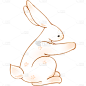 手绘-中秋节兔子元素8
