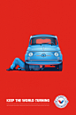 Behance 上的 Advertising poster series for Valvoline Global