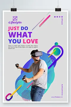 VR眼镜创意海报