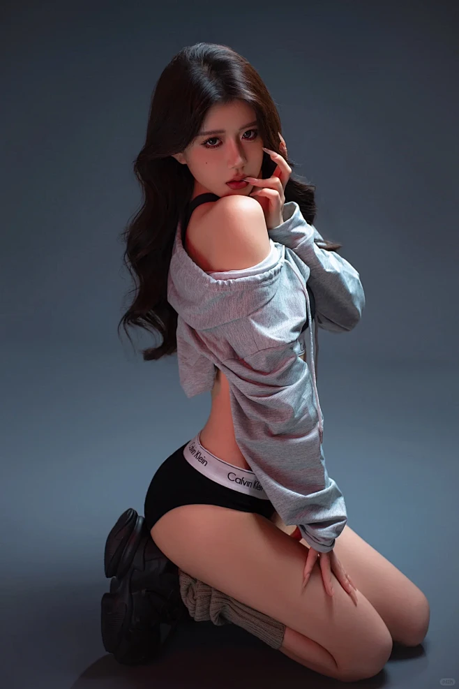 运动风辣妹拍照CK内衣写真_6_摄影师 ...