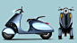 绿色环保车设计——Vespa Tricolore（三叶草）| 全球最好的设计,尽在普象网 puxiang.com