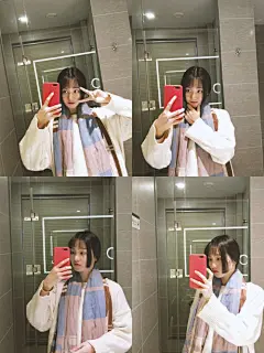 方大叶手机自拍女头像壁纸