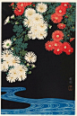 Ohara Koson 小原 古邨 (1877-1945)
Chrysanthemums and Running Water

Ohara Koson

1931