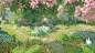 莫奈花园 油画风ipad壁纸  cr.油画里的德拉科
