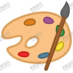 调色板 【酷图网】调色板,马克笔,颜料桶,画笔,颜料,画家,写生,油画,彩笔,素描,抽象,学习,学生,用具,工具,文具,绘画工具,绘画素材