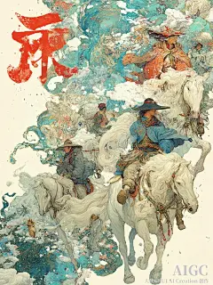 水墨古风 游牧民族 - 小红书
