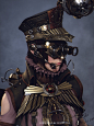 Steampunk Law enforcer by Guang Shi   http://gwangshi172.deviantart.com #steampunk - ☮k☮