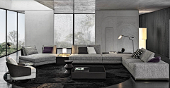 梳打绿采集到【家具品牌】Minotti