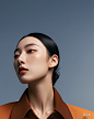 黑色头发女生人像摄影