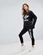 adidas Originals Black Trefoil Boyfriend Sweatshirt at asos.com : Discover Fashion Online