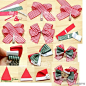 #姚明织带DIY#格子带用来做圣诞节蝴蝶结效果最好了，这样的蝴蝶结你会系了吗？