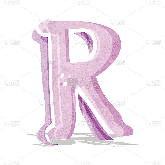 卡通字母R