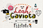 创意趣味字体 Leah Gaviota Script设计素材模板