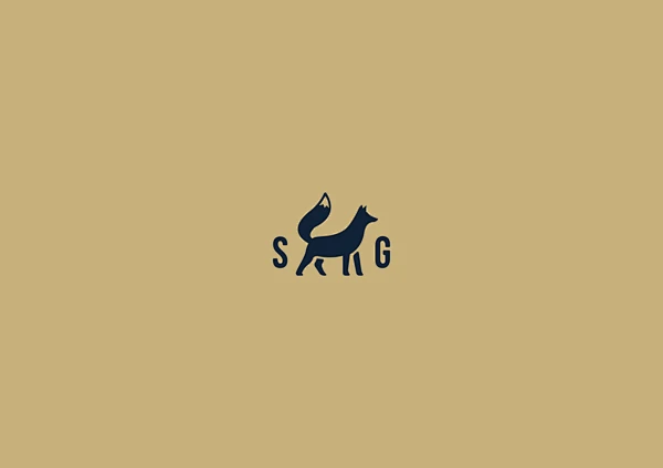 狐狸logo/狐狸标志设计/服装品牌logo/服装VI设计-花瓣网