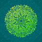 Mandala doodle pattern