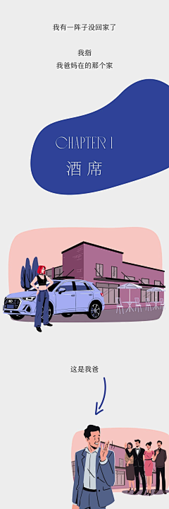 hanasan采集到条漫 | 公众号长图 | H5