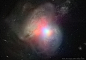 Arp 299 碰撞星系內的黑洞