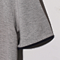 【刺图】原创胸带点缀 潮男2013纯色短袖t恤 男士天蚕丝v领短袖 设计 新款