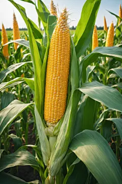 新鲜美味的农作物玉米食物摄影图片