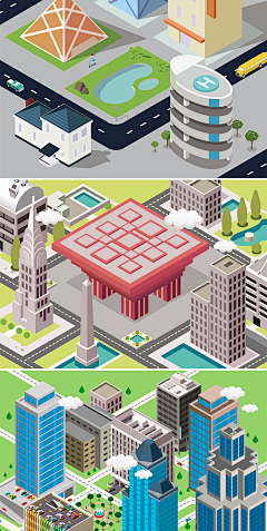 偷只猫来养-采集到2.5D建筑