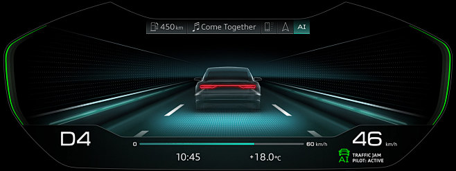 Audi UI 3D GUI Rende...
