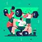 Gasp art on Behance
